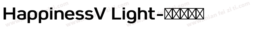 HappinessV Light字体转换